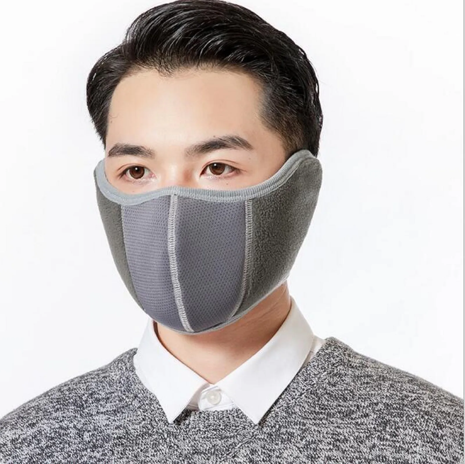 

Two In One Ear Muff With Thickened Thermal Splicing Two In One Ear Muff With Thickened Multifunctional Men Women Adult