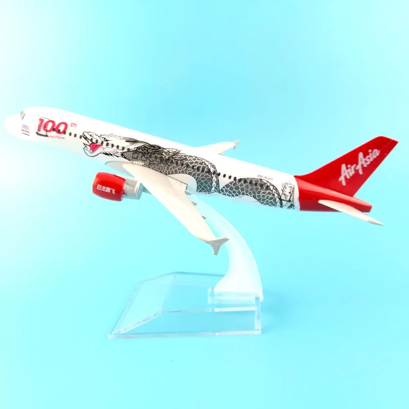 Бесплатная доставка 16 см A320 воздуха 100TH металлического сплава модель самолета