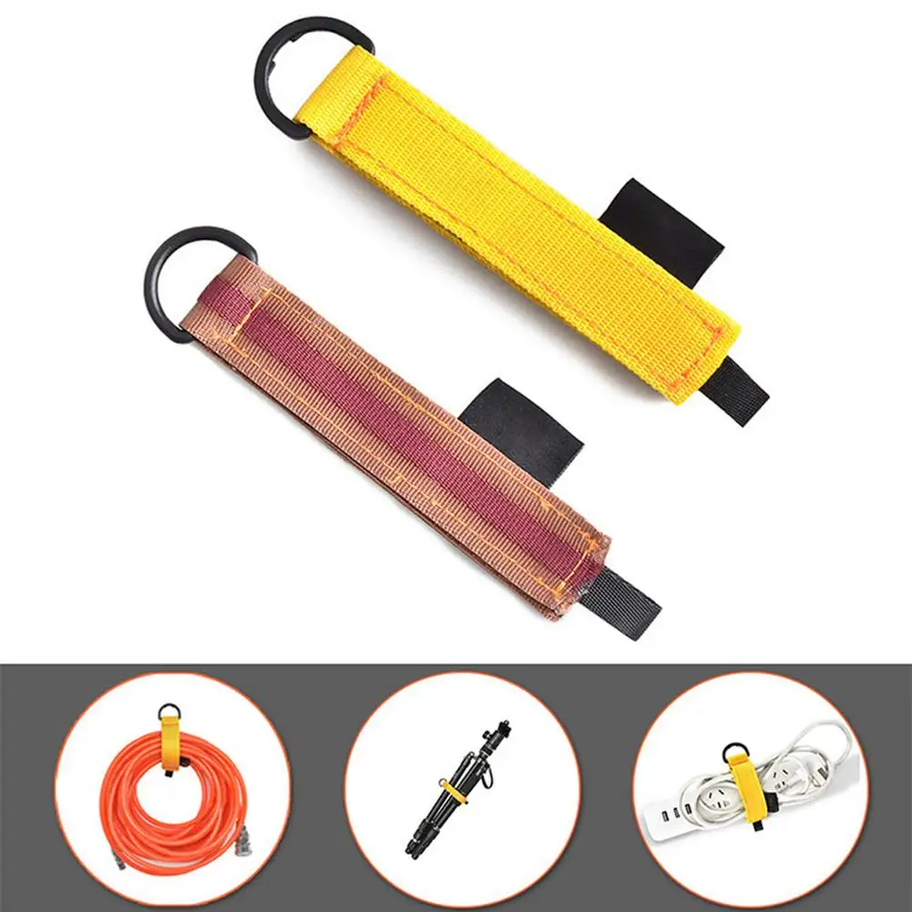 2pcs 25mm*125mm Tied Strap Button Hook &amp Loop Fishing Rod Binding Outdoor Accessories Cable Cord Ties Holder Belt | Спорт и