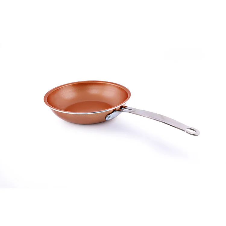 

Round Copper Non-stick Pan Steak Egg Frying Pan Kitchen Cooking Tools