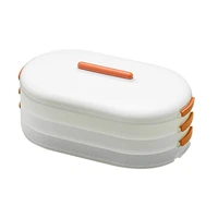 large capacity 3 layer food container frozen meat vegetable organizer kitchen refrigerator storage preservation dumpling box