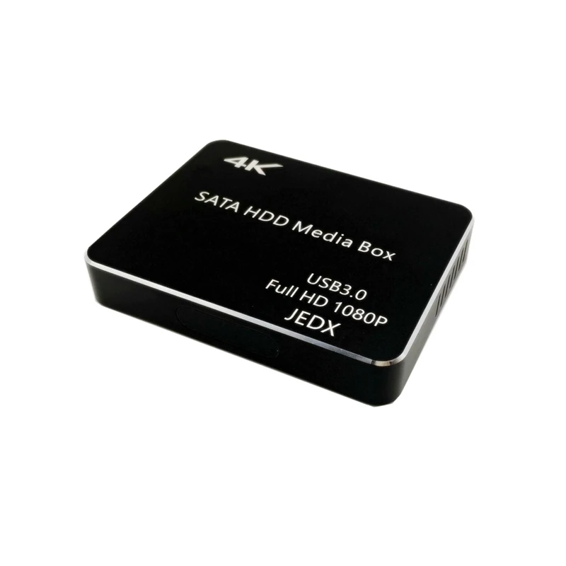 Медиабокс для жесткого диска 2 5 дюйма 4K SATA проигрыватель U диск TF карта видеоплеер