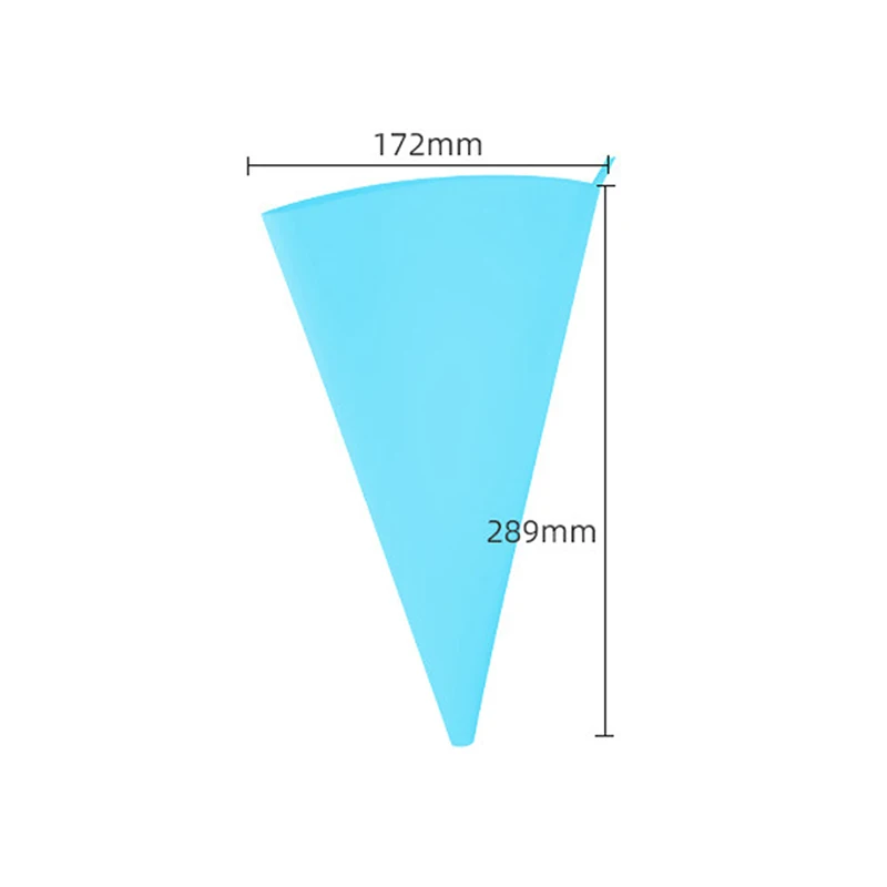 

50pcs Silicone Pastry Bag Stainless Steel Nozzle DIY Cake Decorating Tip Decoration Mouth Set Icing Piping Baking Decor Tools