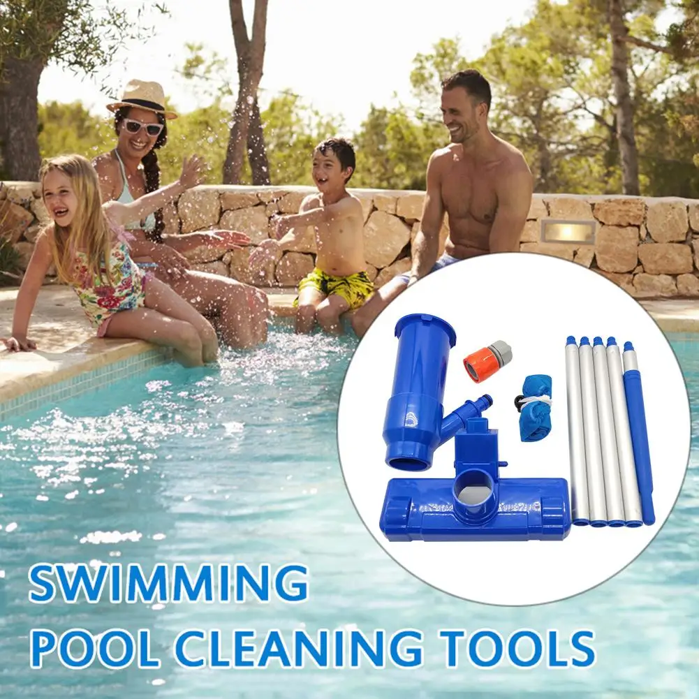 

Бассейн спа пруд мини-реактивный пылесос для бассейна набор с кистью и сумка и 4ft полюс для чистки бассейна спа фонтан