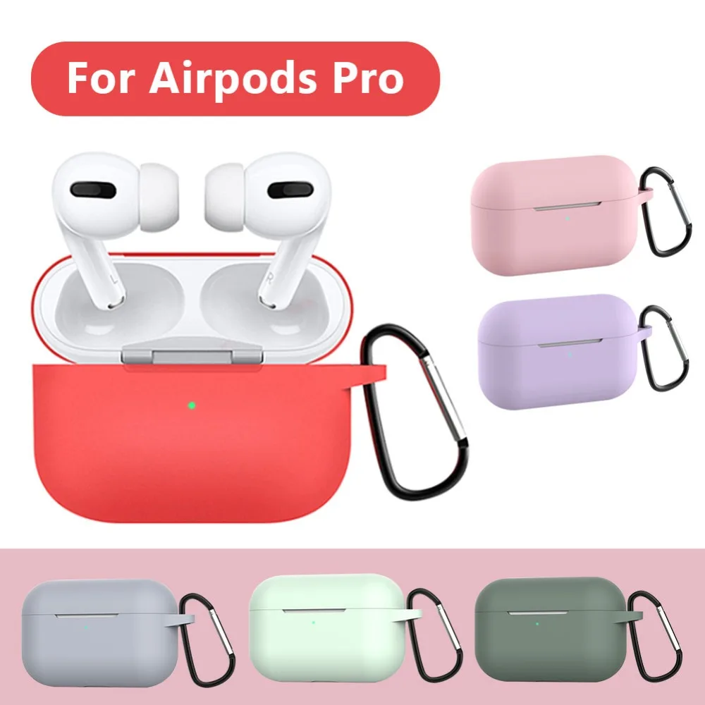 Силиконовый чехол Защитный чехол для Apple Airpods pro TWS blutooth наушники мягкий Air pods pro защитный чехол s крюк для наушников