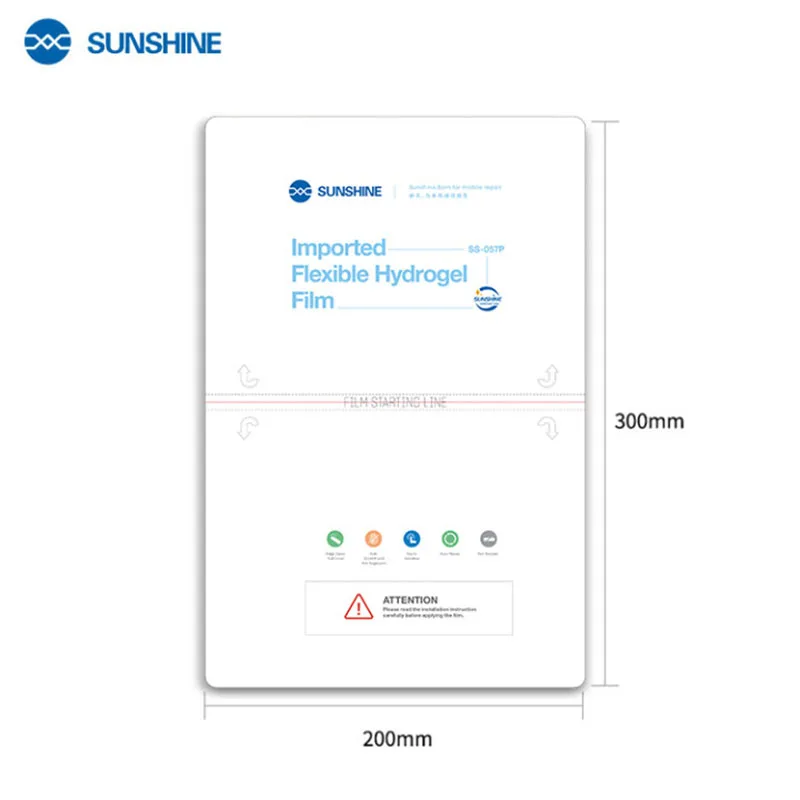 

SUNSHINE SS-057P SS-057PB 14Inch For iPad Tablet Flexible Hydrogel Film For SS-890C Cutting Machine Mobile Phone Protective Film