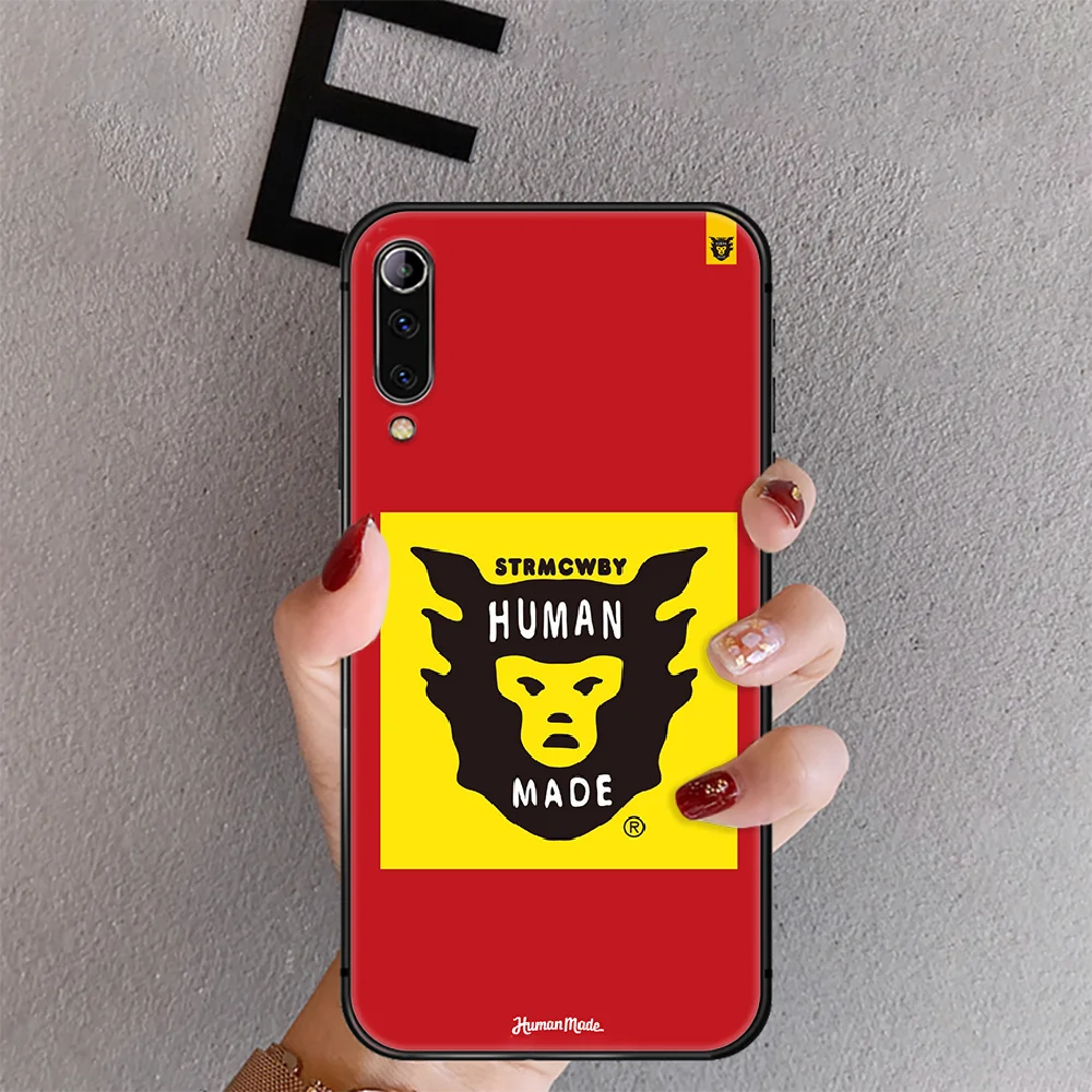 

Brand Human Made Nigo Phone Case Cover For Xiaomi Mi Note 8 9 3 9 A2 A3 9T 10 Max Pro Lite Ultra Black Prime Cell Waterproof