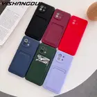 Карманный чехол для карт для Xiaomi Redmi Note 10 9 8 Pro 9T Mi 11 Lite 5G NE 10T Poco F3 X3 Pro NFC, слот для карты, задняя крышка