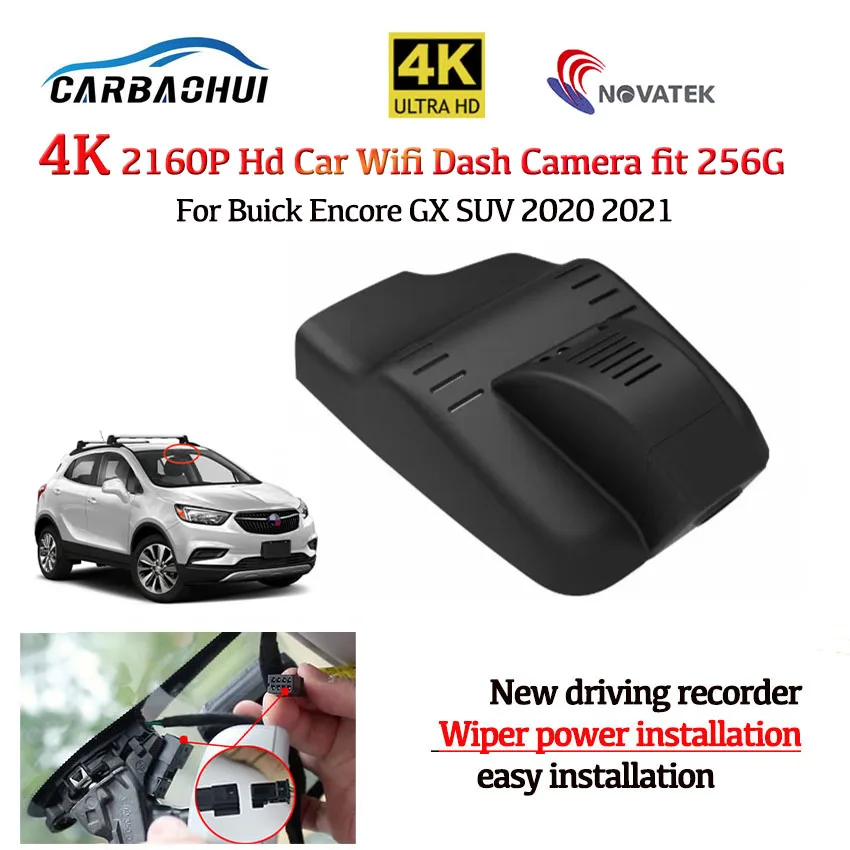 HD 4K 2160P Easy to install car DVR WIFI driving recorder Video Camera For Buick Encore GX SUV 2020 2021 FULL HD night vision