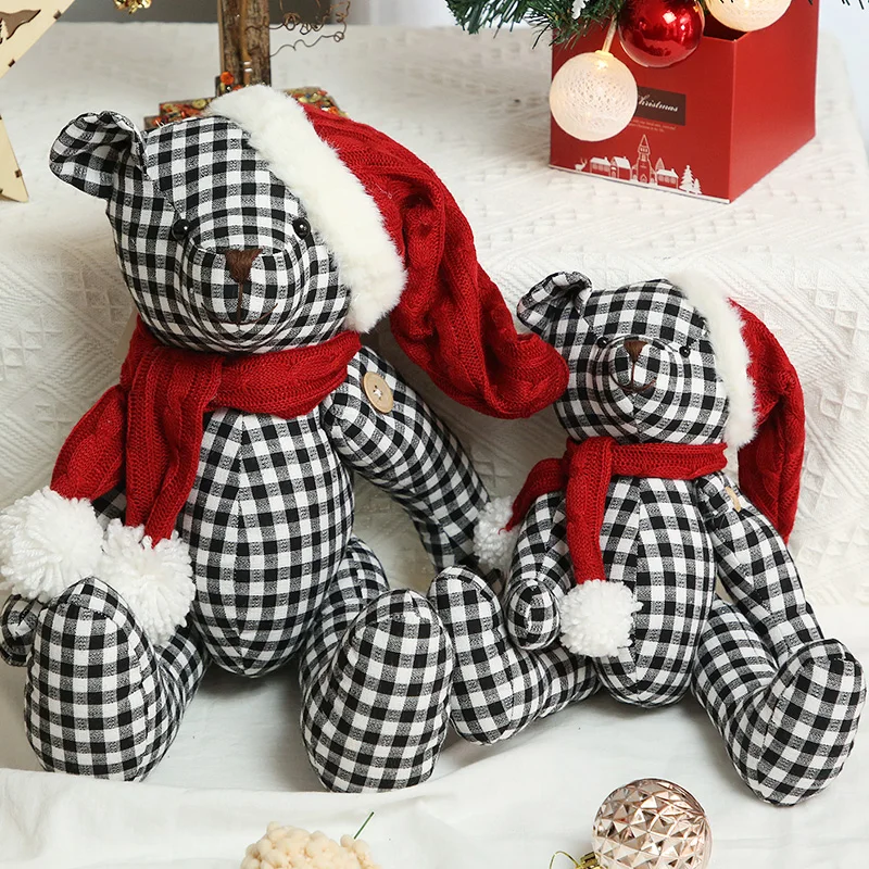 

33CM/48CM Teddy Bear Stuffed Toys Plush Toy Dolls Cloth Dolls Wedding Celebration Decoration Kids Birthday Christmas Gift