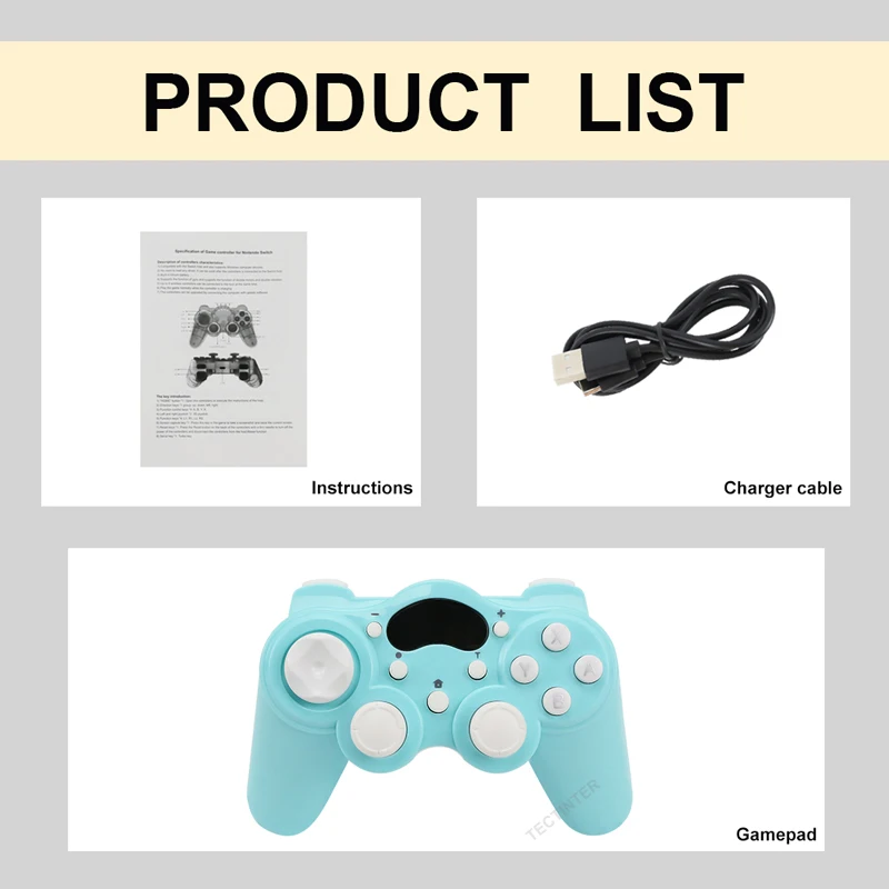 

Wireless Gamepad For Switch NS Pro USB PC Game Controller Bluetooth joystick For Nintendo Switch Pro dual vibration with 6-Axis
