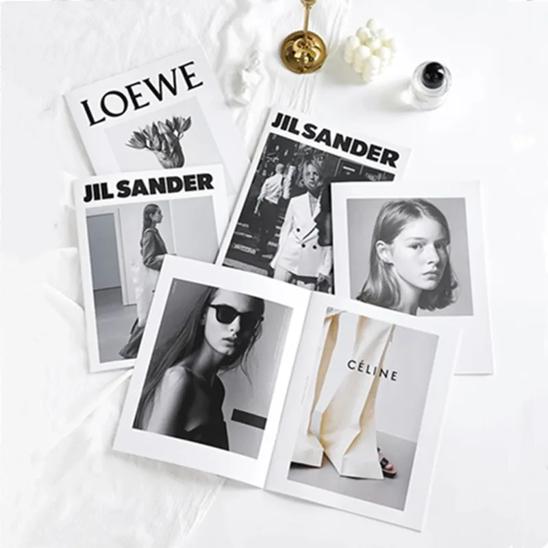 

Hot INS Front Cover Fashionable Magazine Life Photography Props Photo Backgrounds Accessories Food Clothing Shooting Decorations