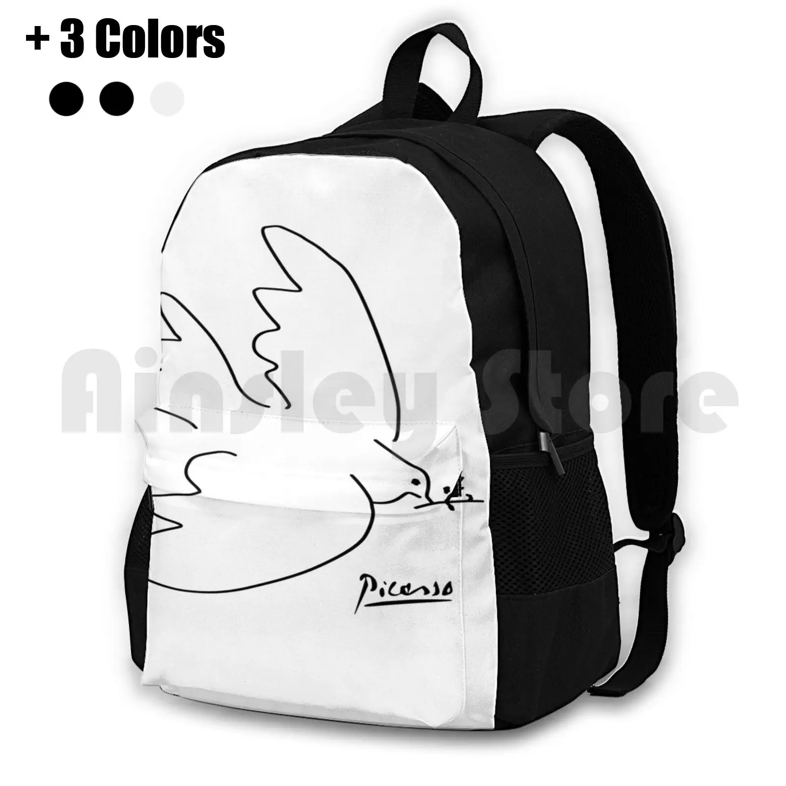 

Picasso-Dove Of Peace Outdoor Hiking Backpack Riding Climbing Sports Bag Picasso Pablo Picasso Pablo Ruiz Picasso Cubism