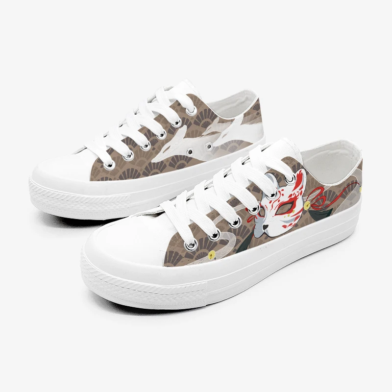 Эми и Майкл оригинальные дизайнерские парусиновые туфли ручной росписи