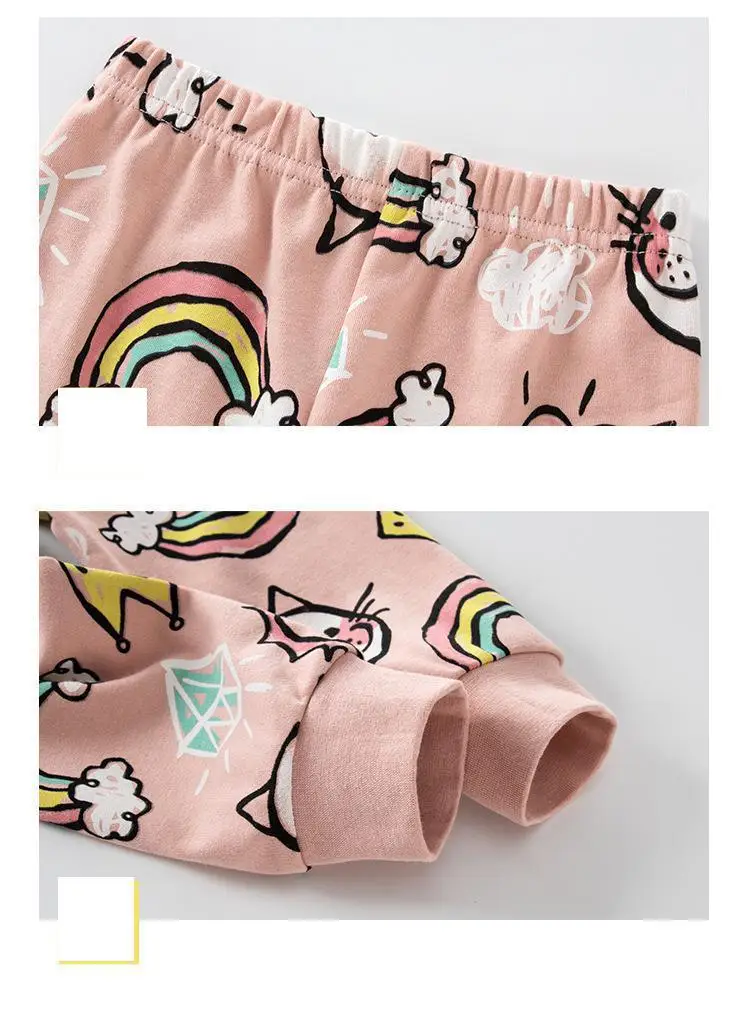 

Full Sleeve 100% Cotton Boys Pajamas Children's Sleepwear Baby Nightwear Pyjamas Kids Boys Pajamas Baby Girls sweet Clothes set