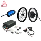 Комплекты двигателей QS, 19*1,6 дюйма, 820 обмин, колесный обод, 3000 Вт, спицевой мотор для электровелосипеда V3I V3TI, комплекты контроллеров SIA7230