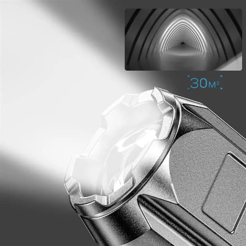 

Flashlight Strong Light Rechargeable Zoom Super Bright Outdoor Portable Home Built-in Battery Rechargeable Multi-function Torch