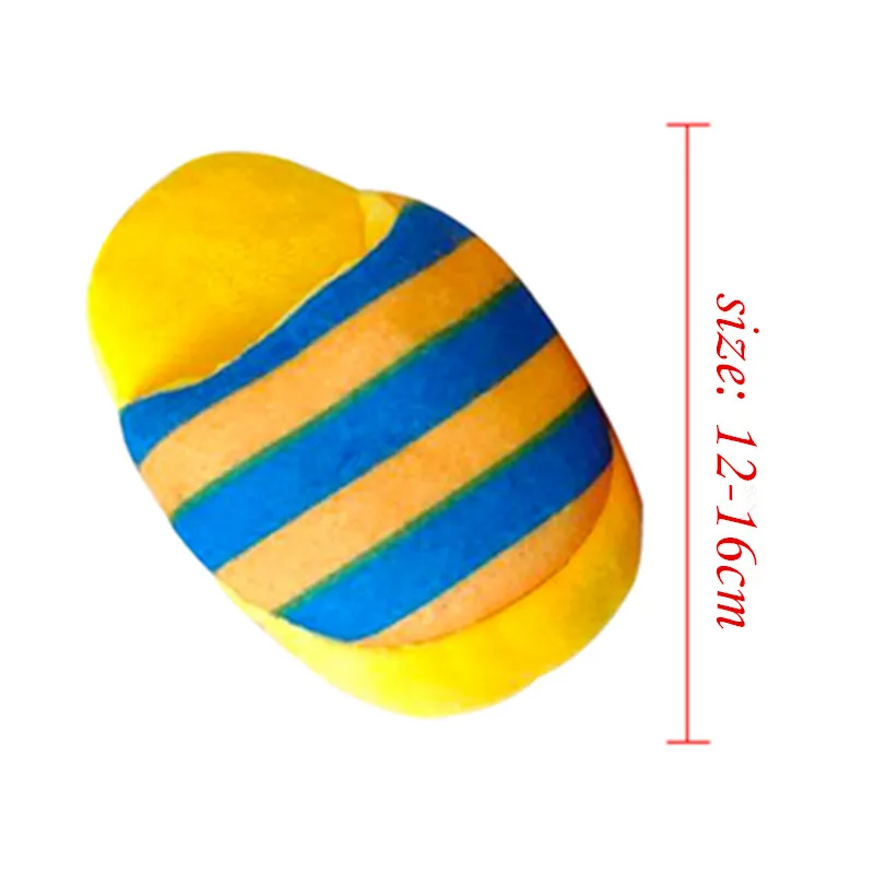 Игрушки для домашних животных тапочки пищащий звук плюшевые флисовые в форме