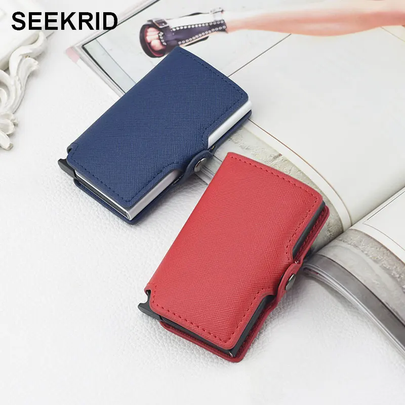 Держатель для кредитных карт SEEKRID мужчин и женщин обтягивающий миниатюрный