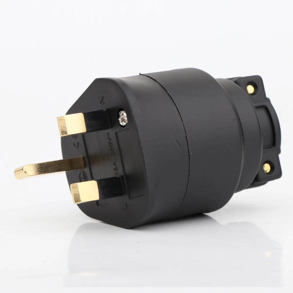 FI UK(G) Hi end AC power electric(M) fused 13A male 3 pin UK British plug Разъем предохранителя|outlet uk|wall powerwall outlet |