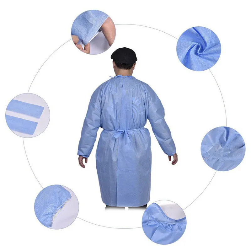 Защитный одноразовый костюм пылезащитный из нетканого материала защитный