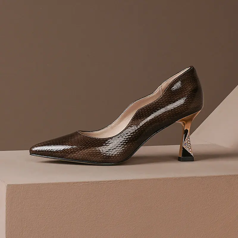 

high quality women high heel shoes woman Sexy crystal high heels party women pumps spring summer office ladies shoes