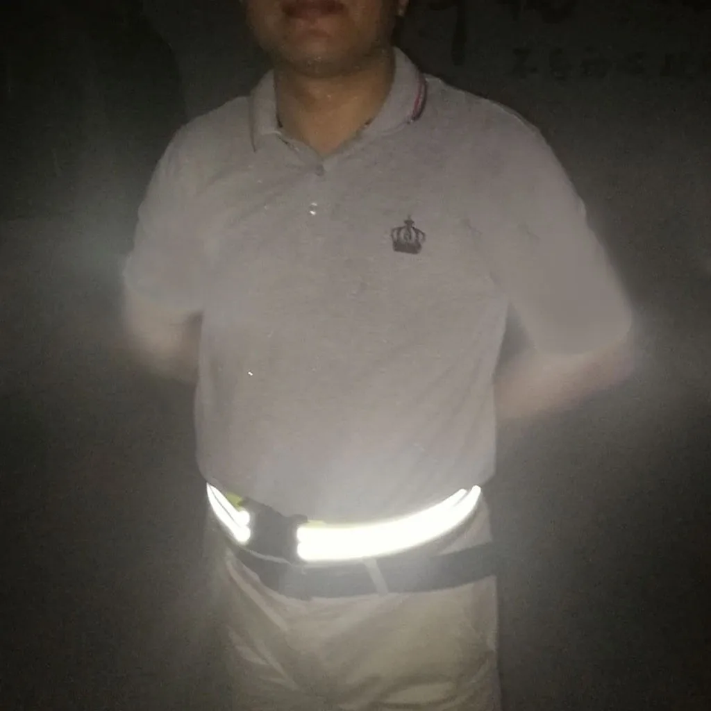 Светоотражающий безопасный ремень с высокой видимостью для ночных занятий бегом