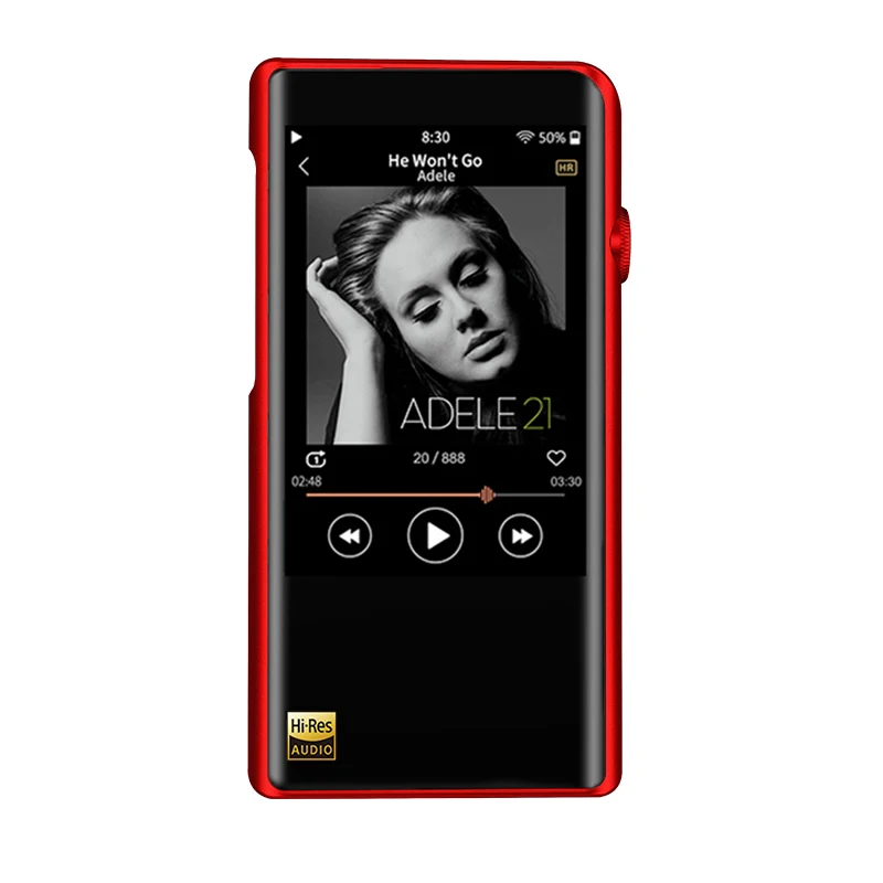 M5s red Shanling M5s Bluetooth Портативный Hi-Res музыкальный плеер MP3 2* AK4493EQ 2,5 мм сбалансированный выход Поддержка LDAC/Qualcomm aptX/AAC WiFi - Цвет: M5s red