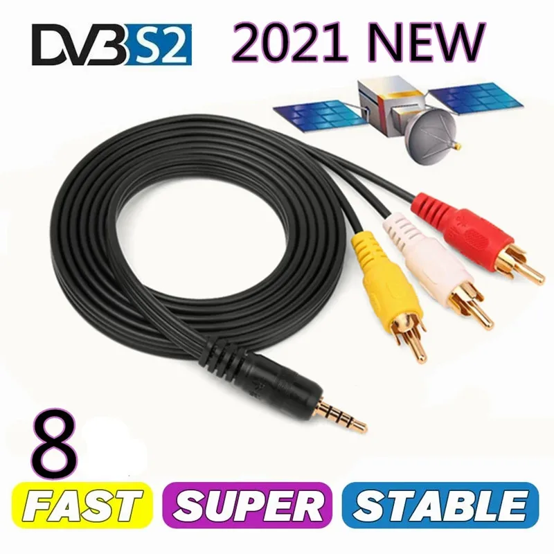

Europe Spain Poland DVB-S2 Satellite Receiver AV Cable