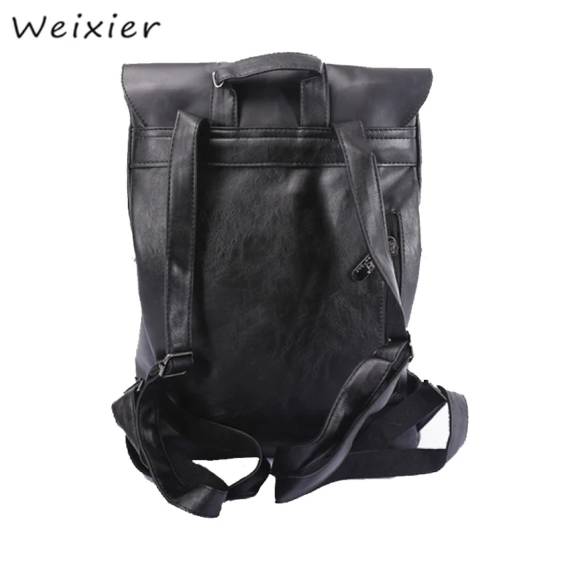 Новинка 2019 мужские рюкзаки WEIXIER однотонные повседневные школьные портфели для