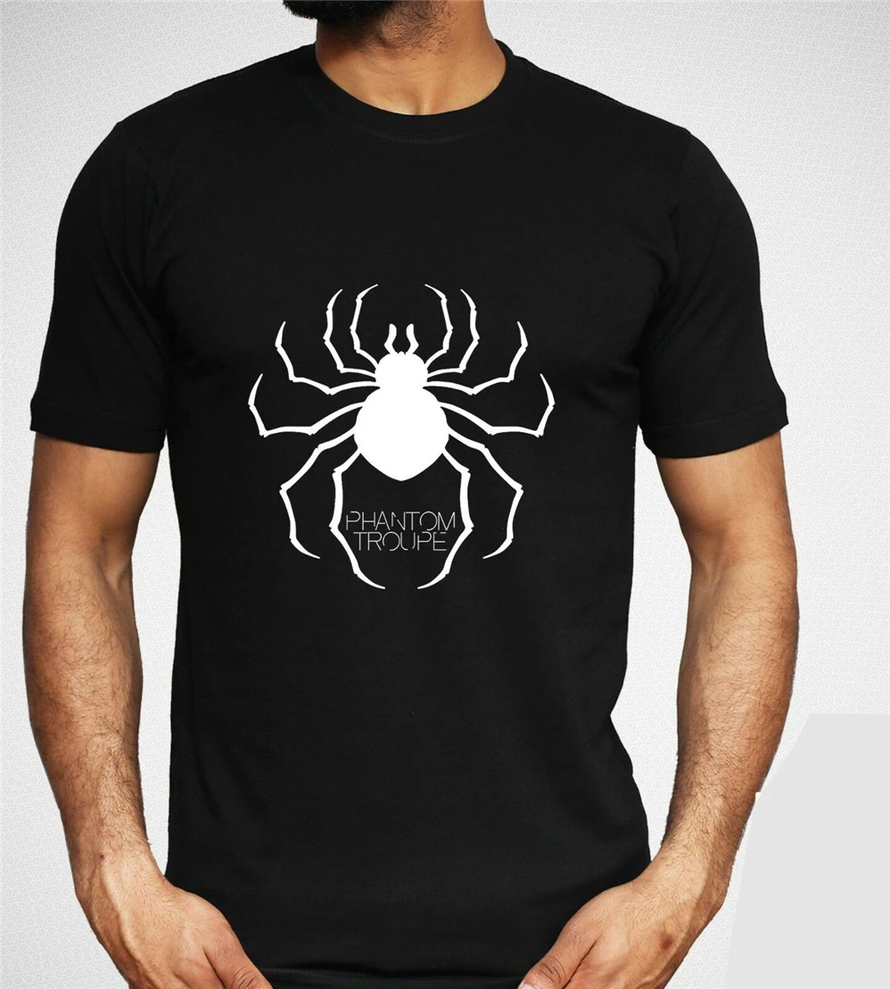 Футболка Hunter X с изображением фантомной труппы Человека-паука Hisoka Gon аниме манга