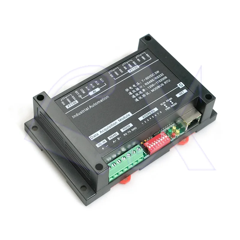 Модуль сбора термостойкости 4PT100 4-ионный вход RS485 RS232 modbus TCP & RTU температурный