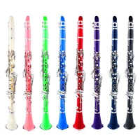 clarinet clarinet b flat 17 key bakelite musical instrument multi color
