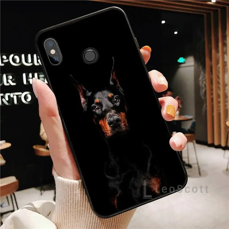 

Doberman dog cool Phone Case For Xiaomi Redmi Note 4 4x 5 6 7 8 pro S2 PLUS 6A PRO