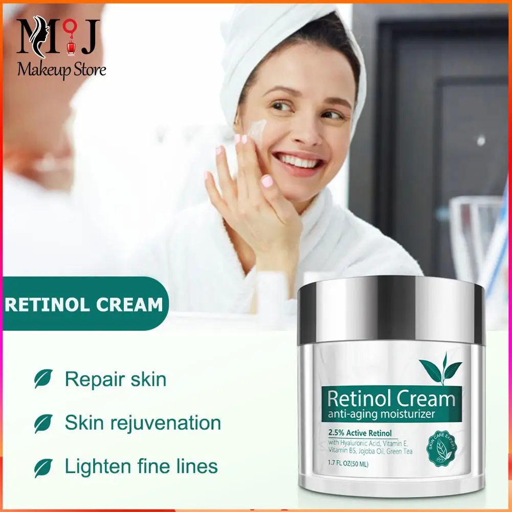 

Retinol Cream Face Brightening Firming Whitening Dark Spots Removal Anti-aging Skin Moisturizer Repair Freckles Face Cream
