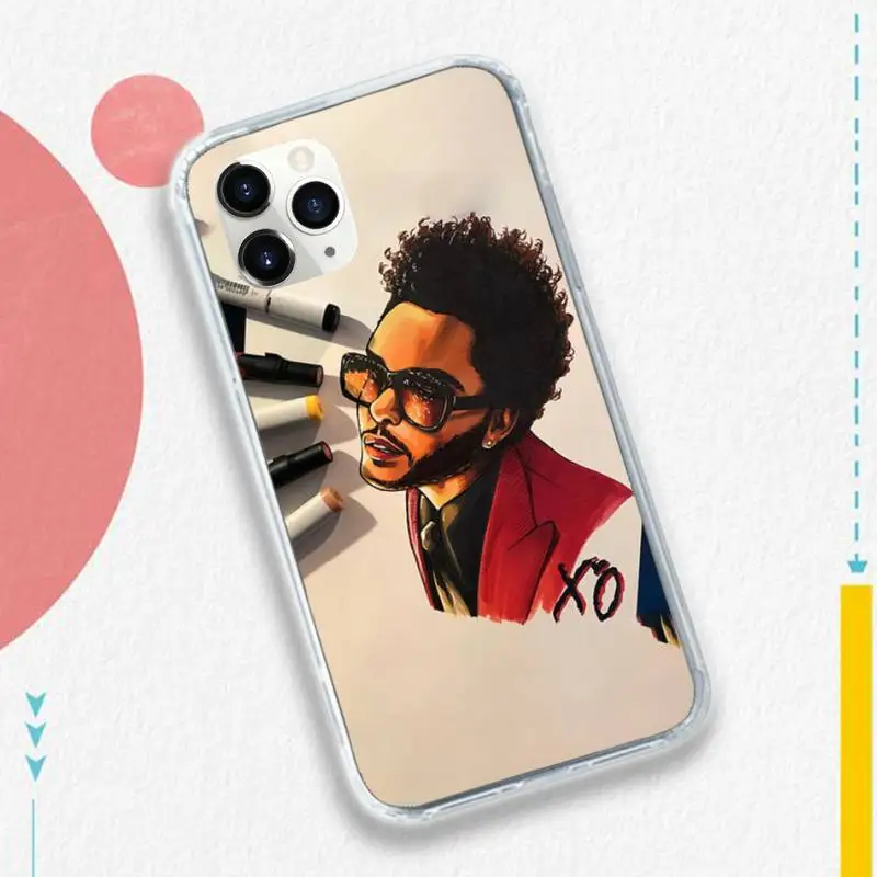 

ciciber The Weeknd XO Canadian singer Phone Case for iPhone 11 12 pro XS MAX 8 7 6 6S Plus X 5S SE 2020 XR