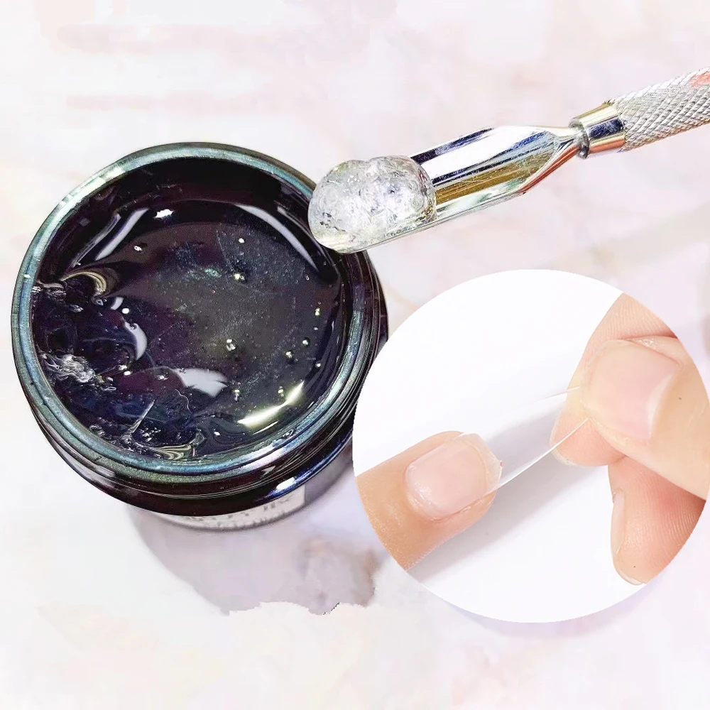 

Однотонный пластырь, клейкий гель для накладных ногтей, гель для наращивания ногтей, гель для дизайна ногтей, твердый пластырь, клей стразы, ...