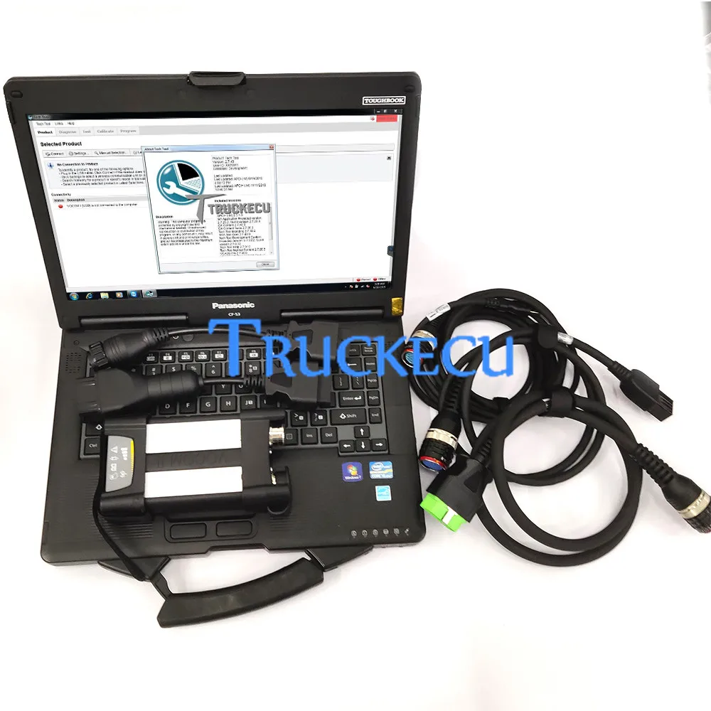 Thoughbook CF53 ноутбук + V2.8.130 ptt Vocom II 88894000 для Volvo VCADS VOCOM 2 Грузовик Экскаватор