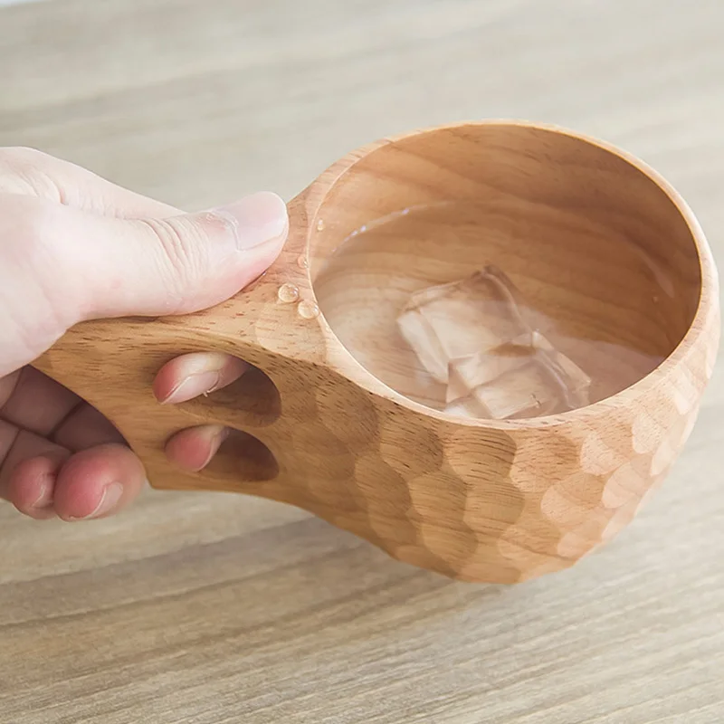 

Travel Gift Water Kitchen Accessories Handmade Home Decor Reusable Novelty Mug Wooden Cup Crafts Drinkware Teacup Coffee Milk