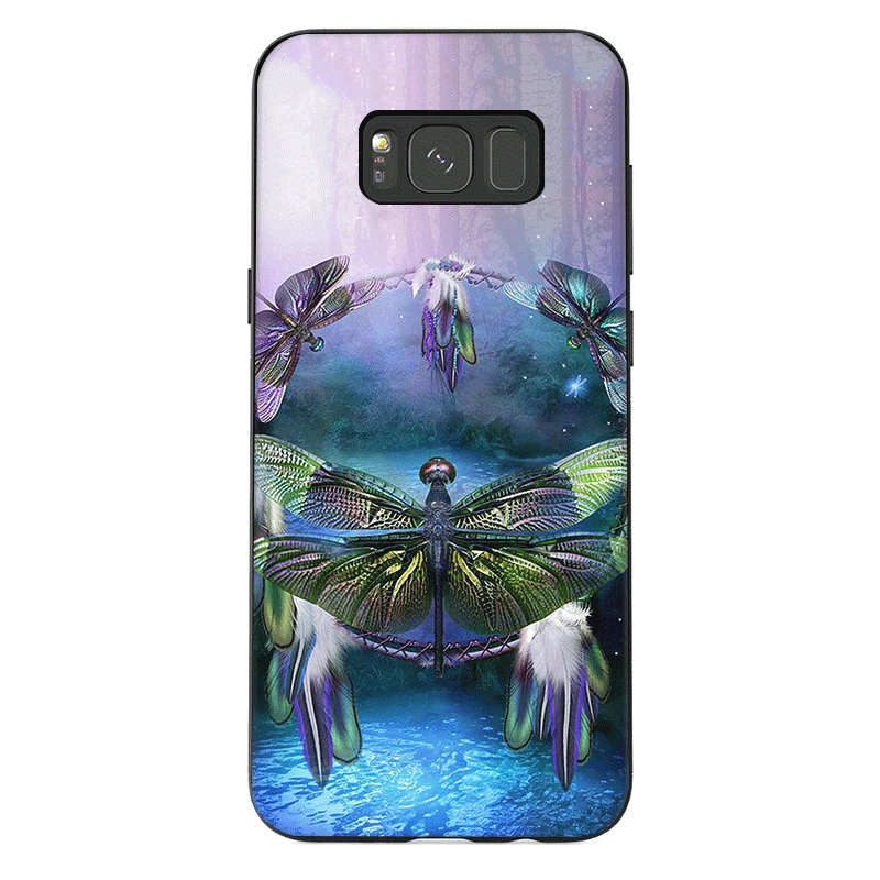 Mobile Phone Case TPU for Samsung Galaxy Note 10 8 9 S6 S7 Edge S8 S9 S10 S10E Plus Cover Dragonfly cool | Мобильные телефоны и