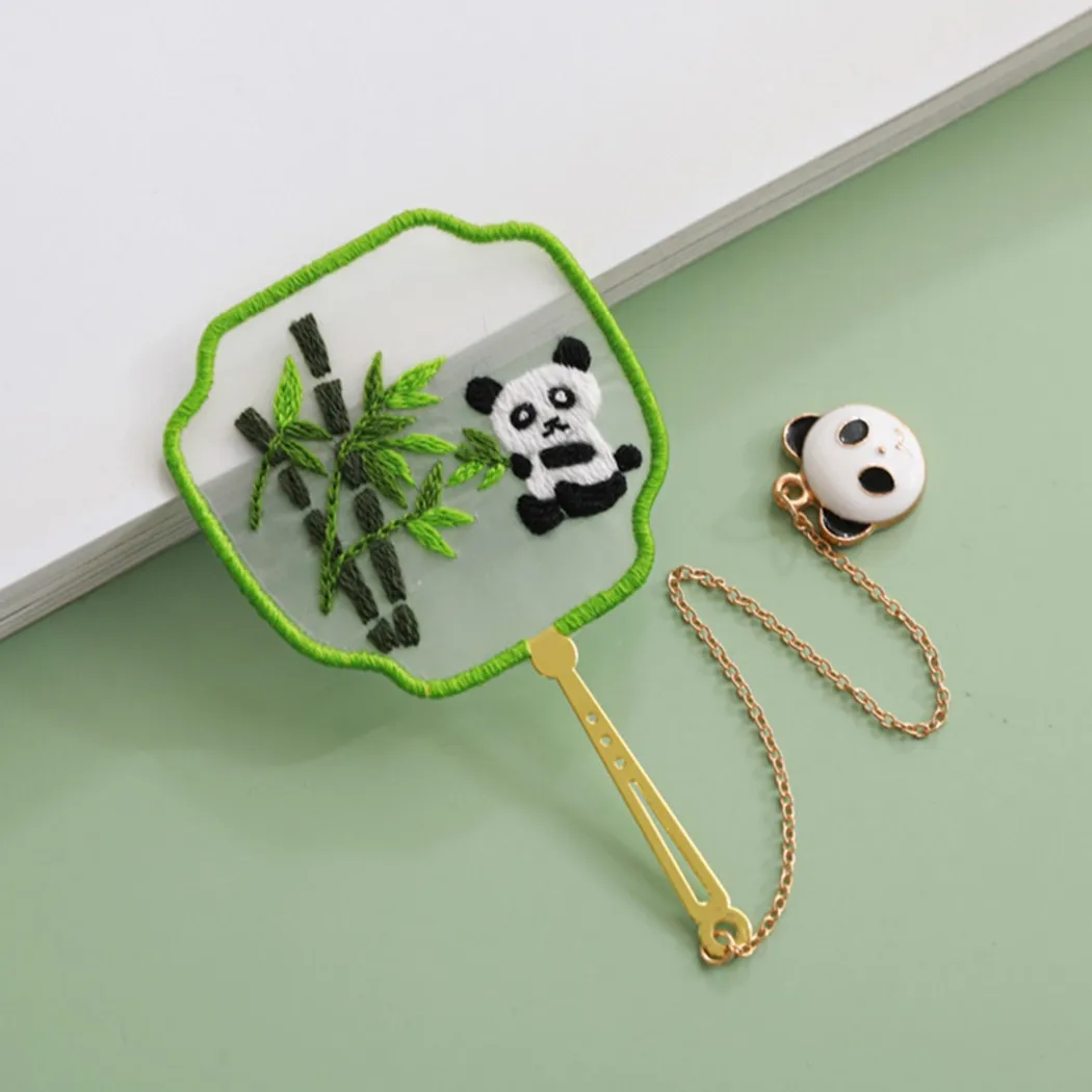 

DIY Crafts Book Clip Embroidery Bookmark Set Cross Stitch Kit Tassel Book Mark Embroidery Shed Hand Embroidery Kits