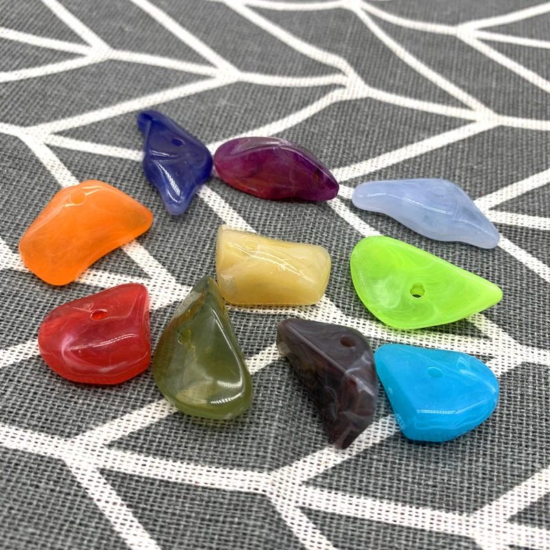 Акриловые бусины неправильной формы смешивающие стиль сделай сам аксессуары для