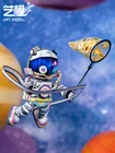 Художественная модель MU, 3D металлический пазл, набор моделей маленьких астронавтов, DIY 3D лазерная вырезка, сборные головоломки, игрушки, подарок для детей
