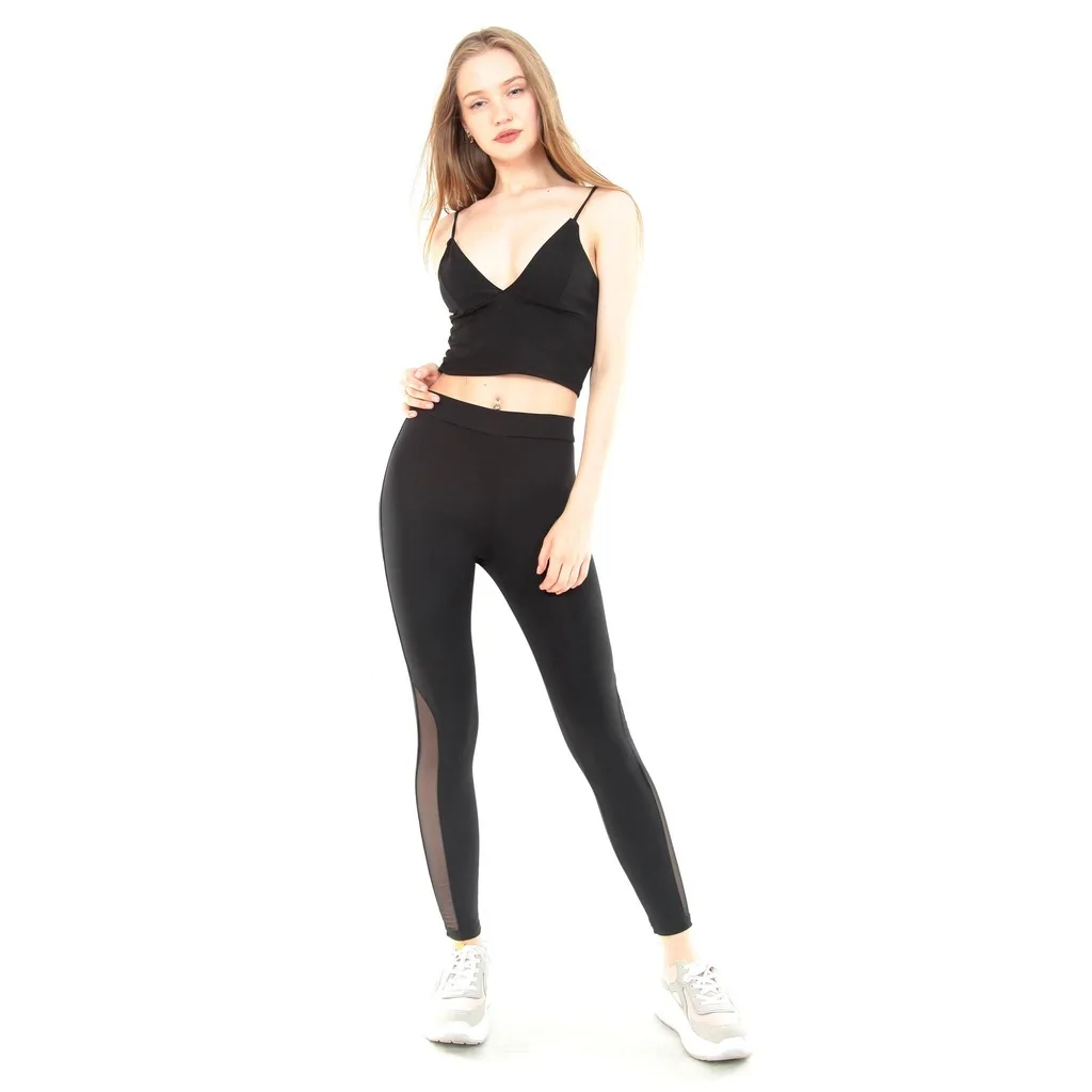 Submersible Kumas Seritli Leggings 214 | Navy Blue