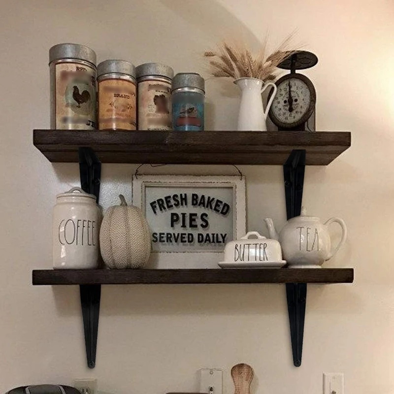 

12 Pack Shelf Brackets 12 inch Heavy Duty L Bracket Corner Brace Support, Metal Floating Shelf Bracket for Hanging Shelf