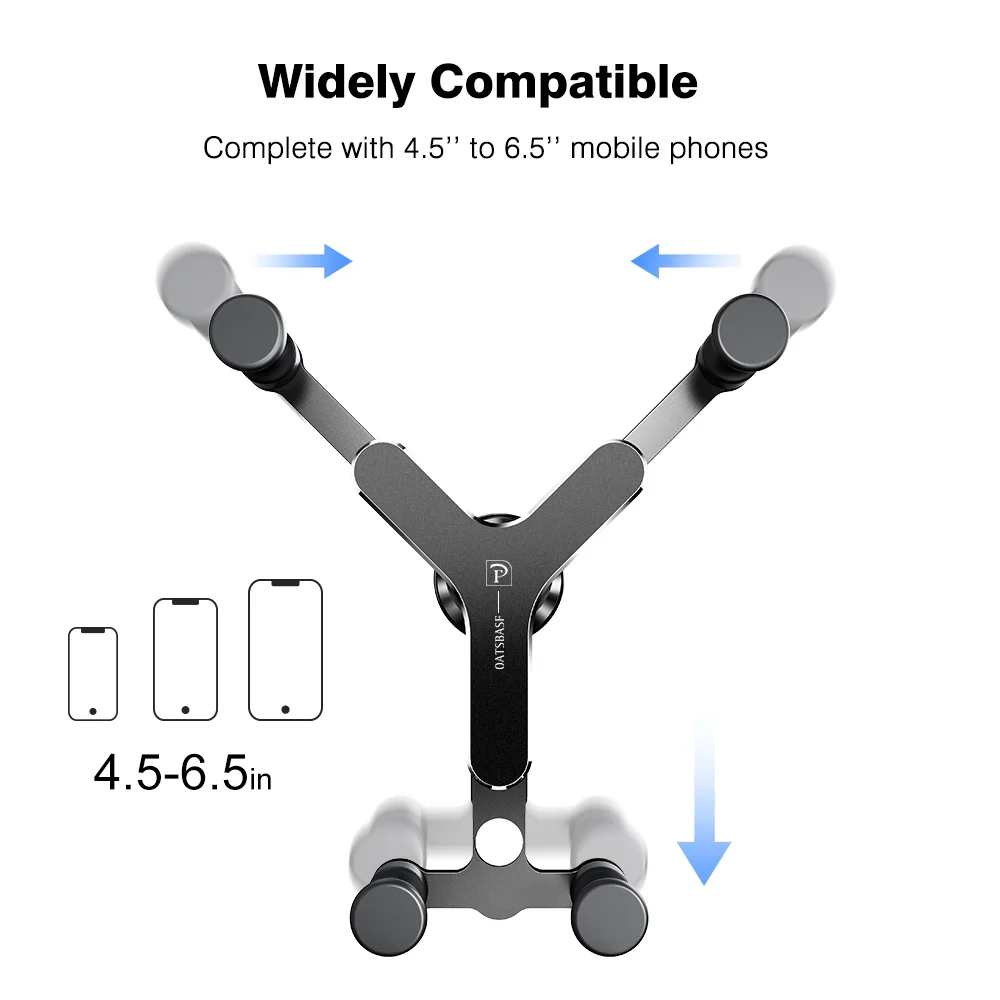 Автомобильный держатель для телефона с гравитационным кронштейном