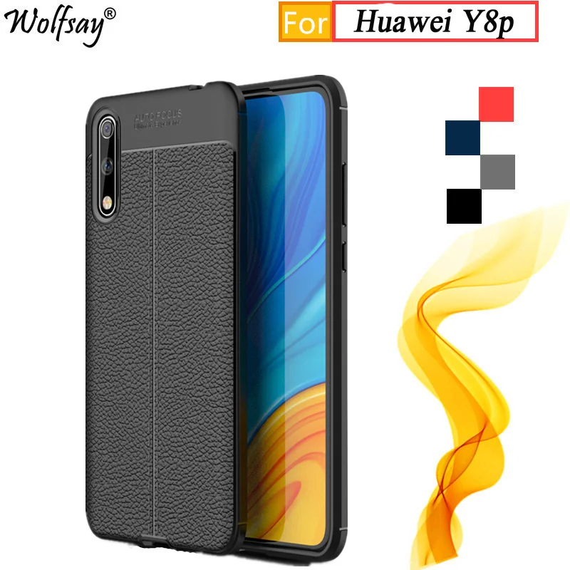 

Чехол Wolfsay для Huawei Y8p, чехол для Huawei Y8p, прочные противоударные корпуса, бампер из ТПУ, силиконовый чехол для Huawei Y8p, чехол для телефона с защито...