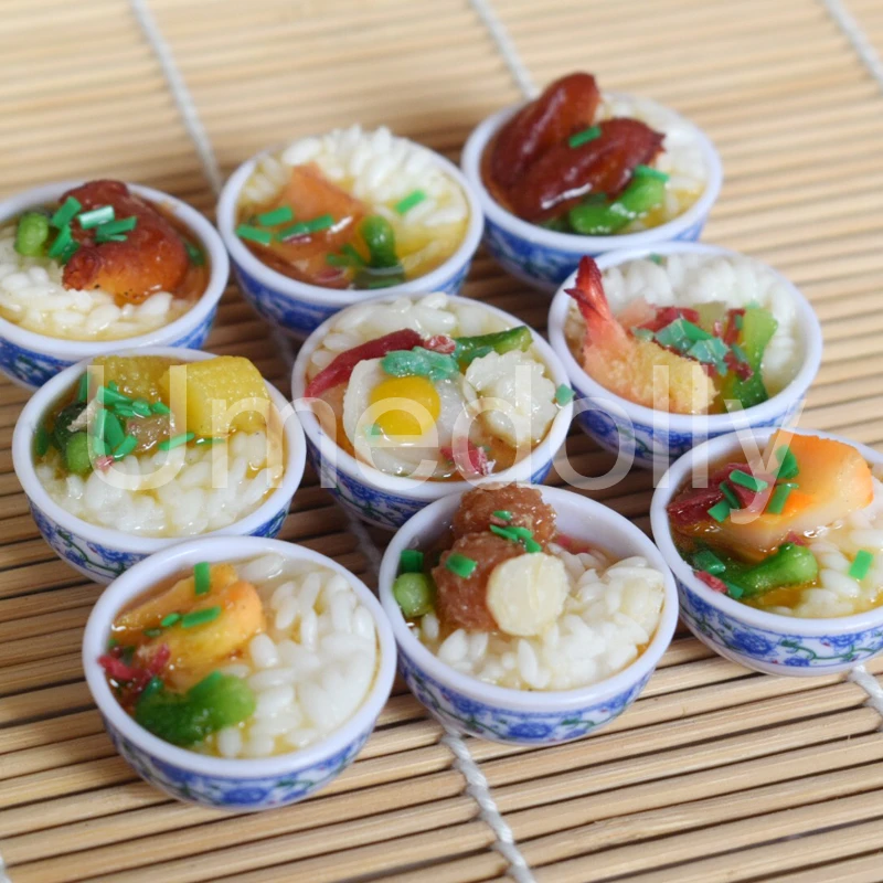 Миниатюрная кукольная еда для кукольного домика 2 шт. масштаб 1/6 1/12 комплект