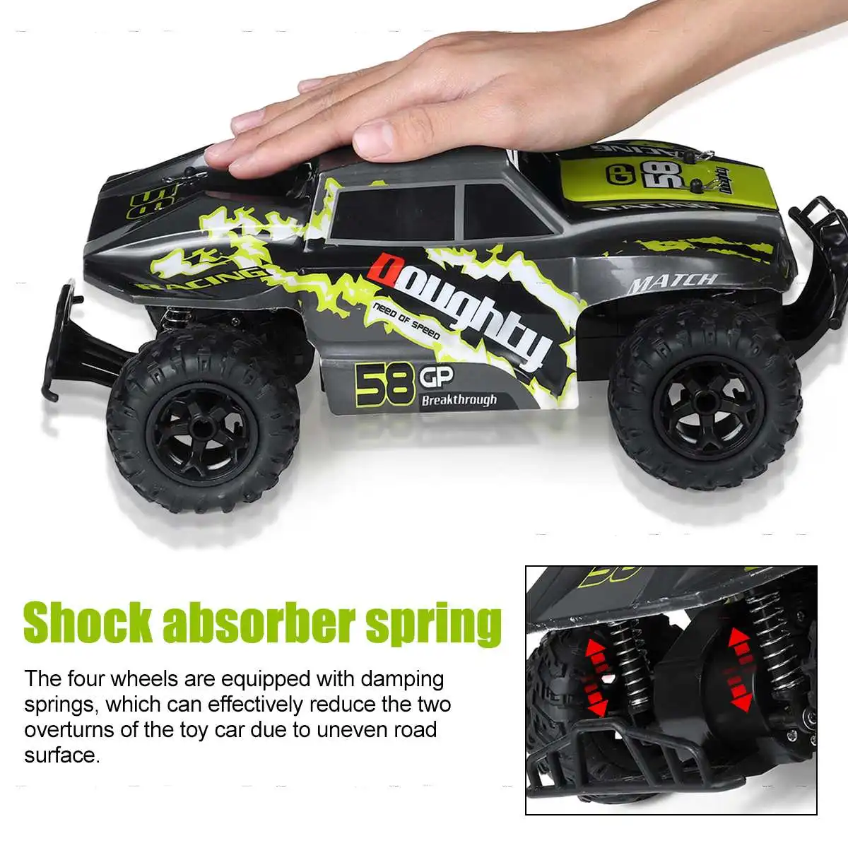 

1:12 RC Car 4WD 2.4GHz Remote Control Model Off-Road High-speed Vehicle Toy Trucks Boys Toys For Children