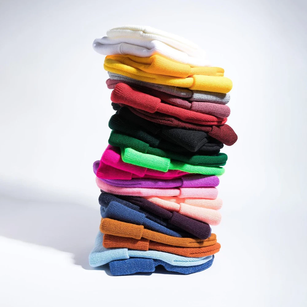 Простые однотонные теплые мягкие шапки унисекс из хлопка популярные женские